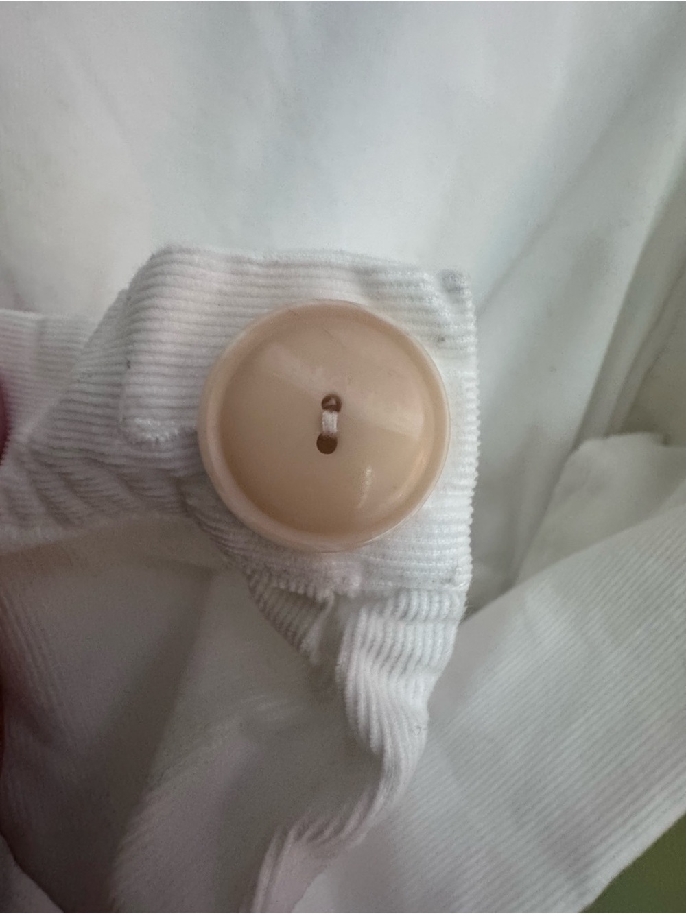Zara White Drawstring Button Front Jacket - Picture 7 of 9